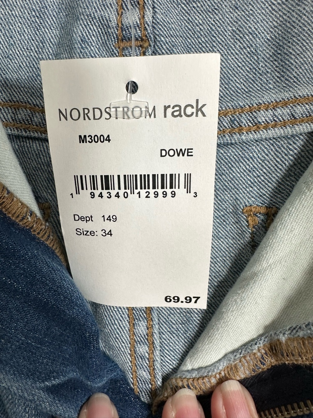 Madewell NWT Classic Straight~Maggie Pockets Size 34 (16W) - Picture 7 of 11